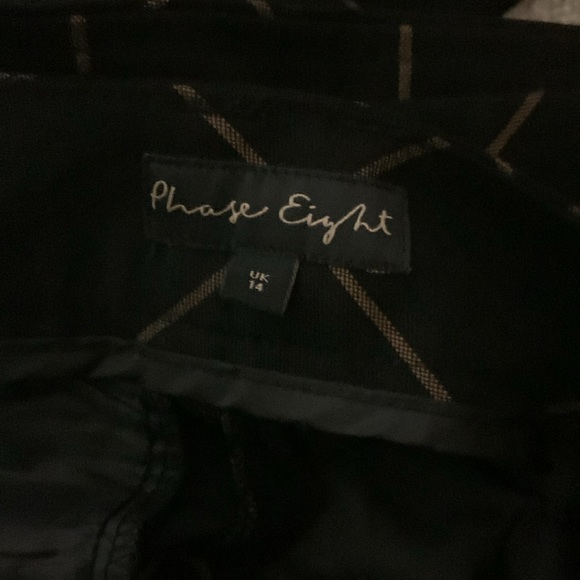 Phase Eight Aston Check Trouser with cuffed hem - Picture 10 of 11